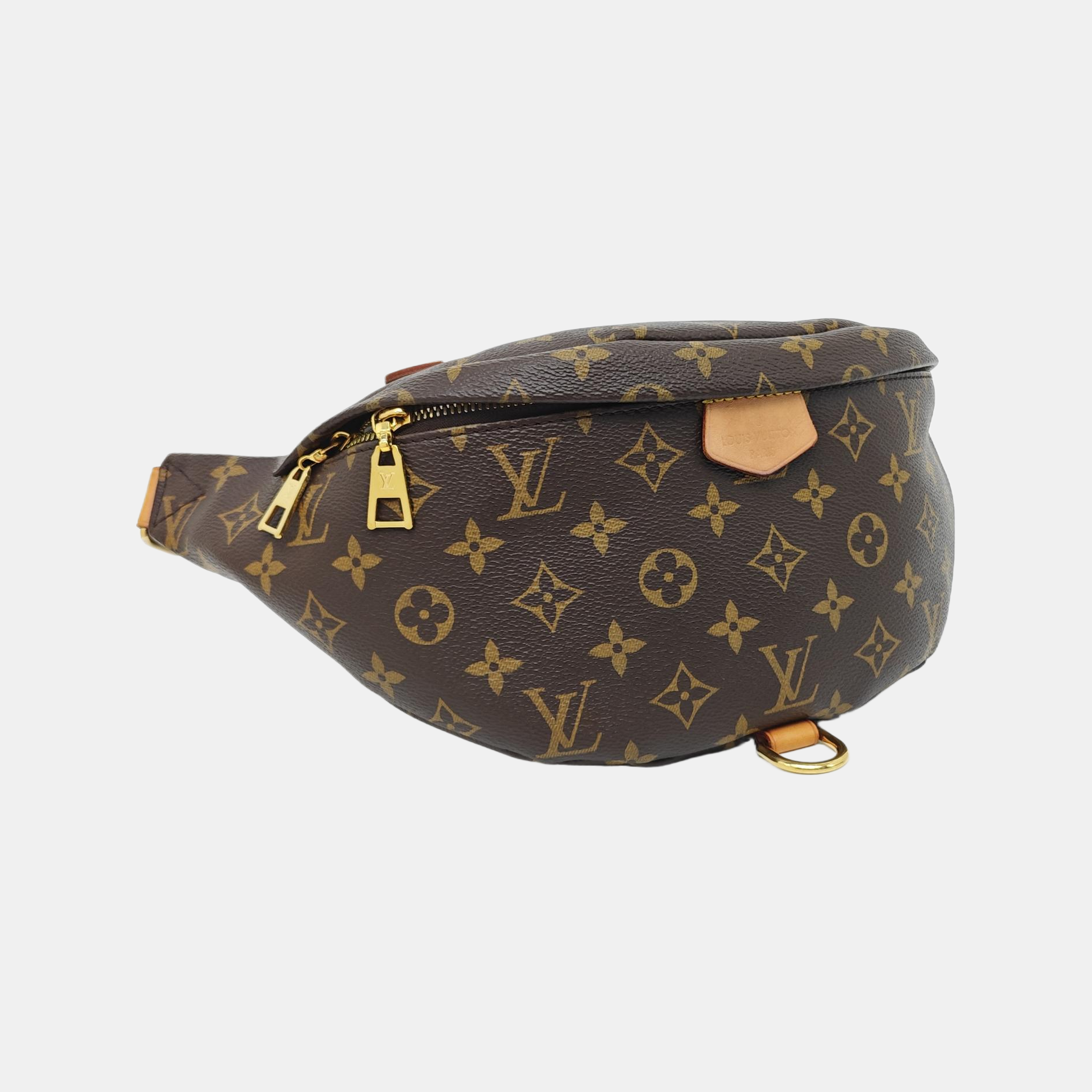 BUMBAG Monogram Coated Canvas Brown