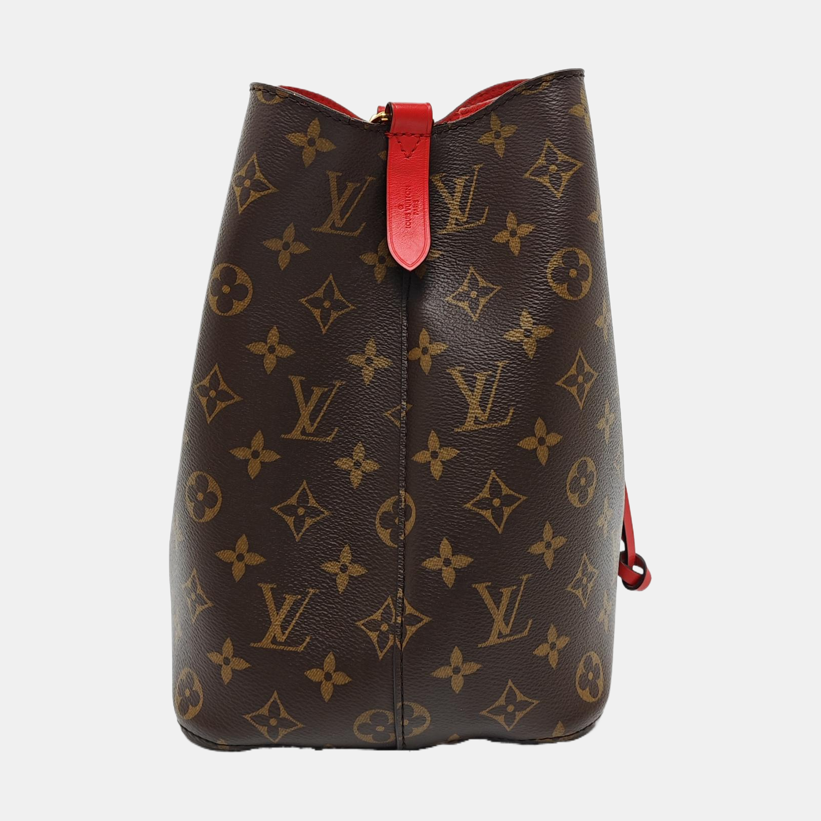 NÉONOÉ MM Monogram Coated Canvas Brown