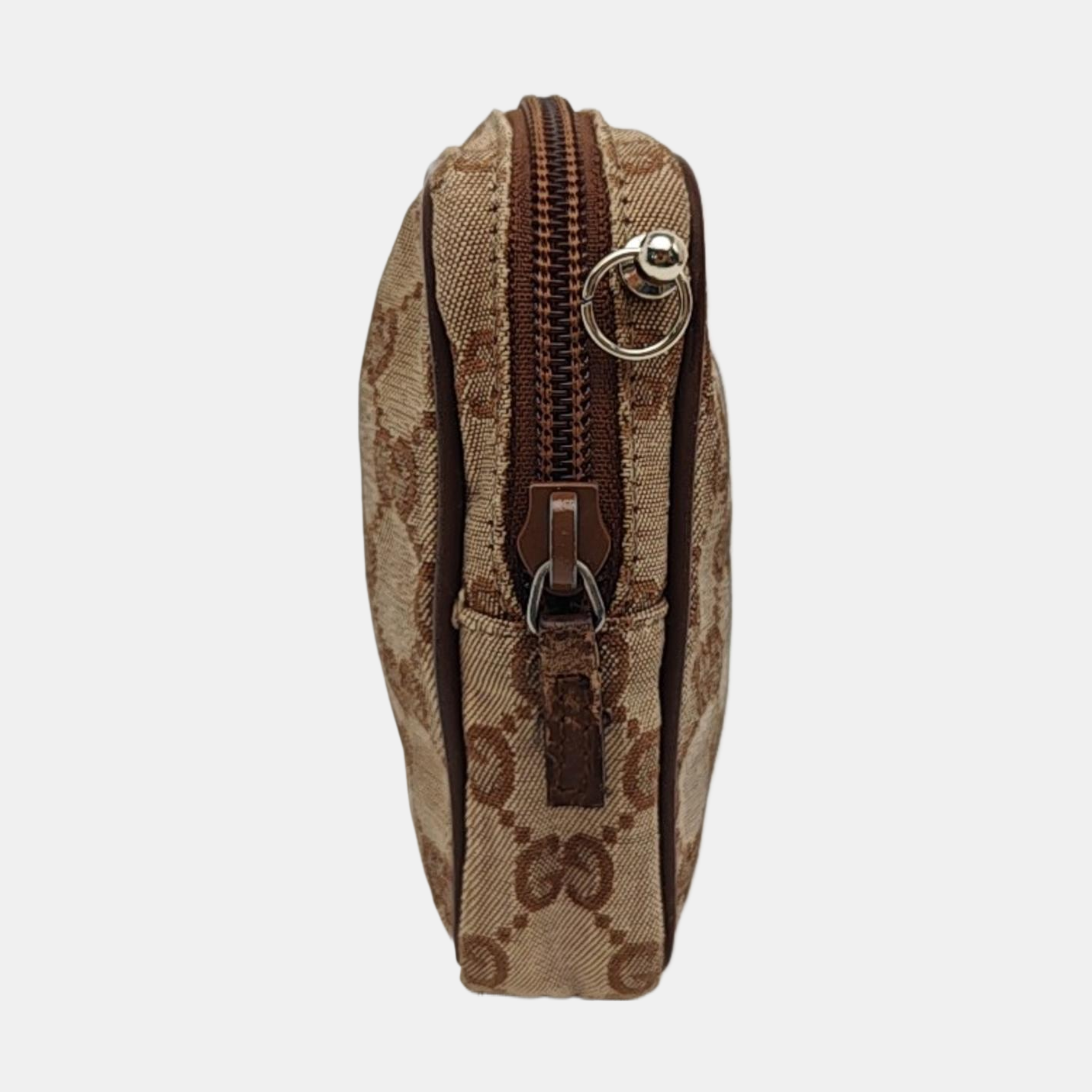 Monogram Canvas Clutch Beige