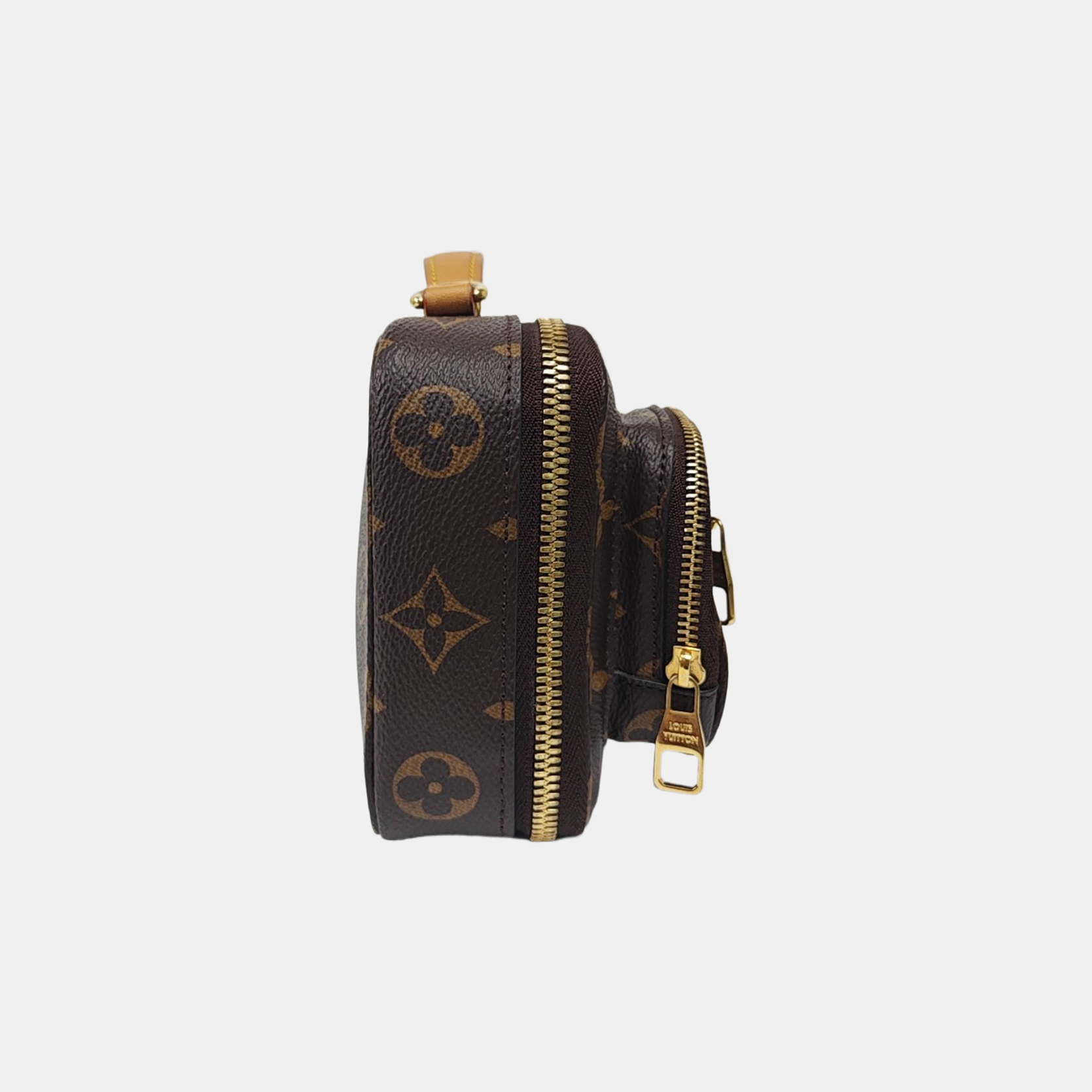 UTILITY Monogram Coated Canvas Brown