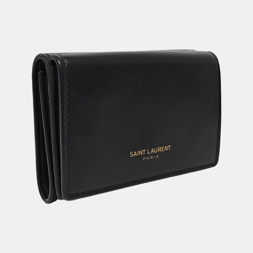 Calfskin Card Holder Black