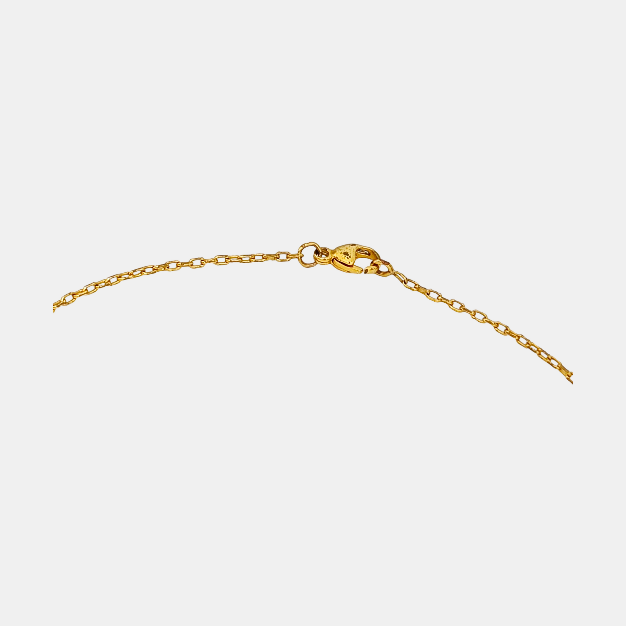 Pop H Metal Gold Necklace