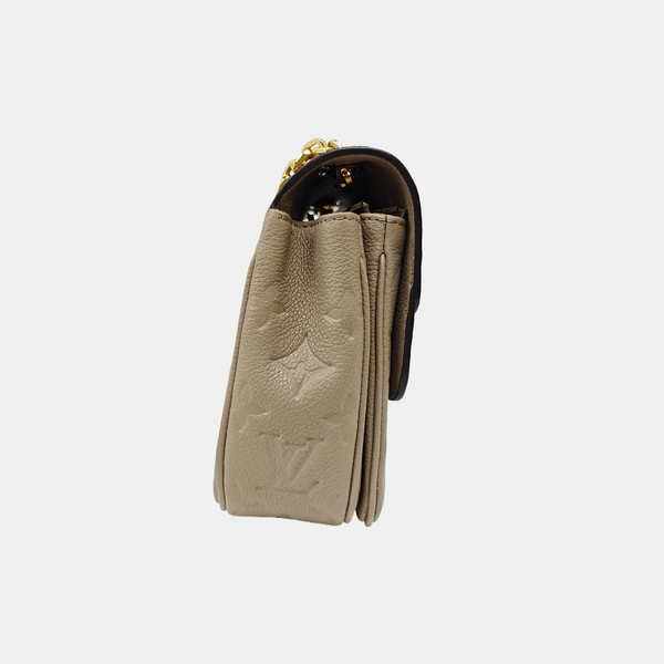 MARCEAU Monogram Calfskin Gray