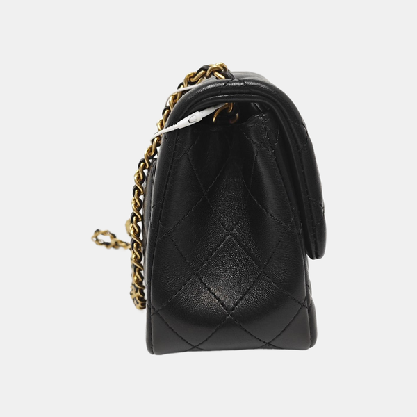 CLASSIC FLAP Mini Quilted Lambskin Black