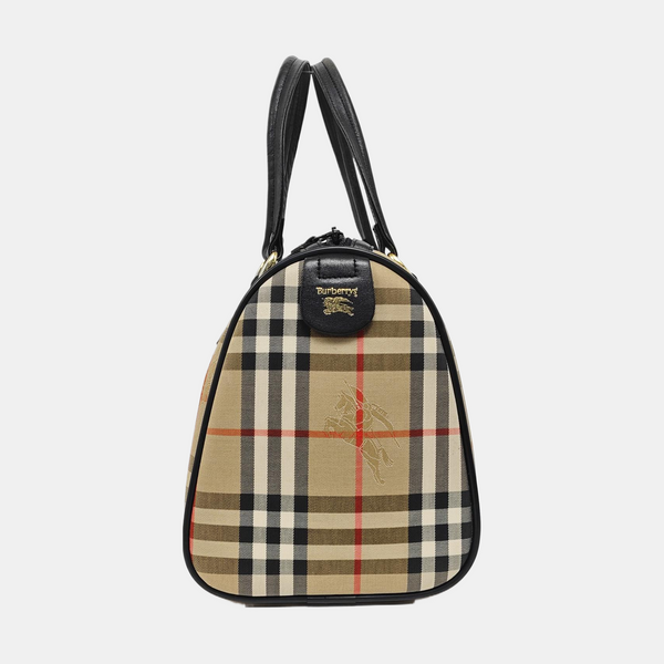 Canvas Top Handle Bag Beige