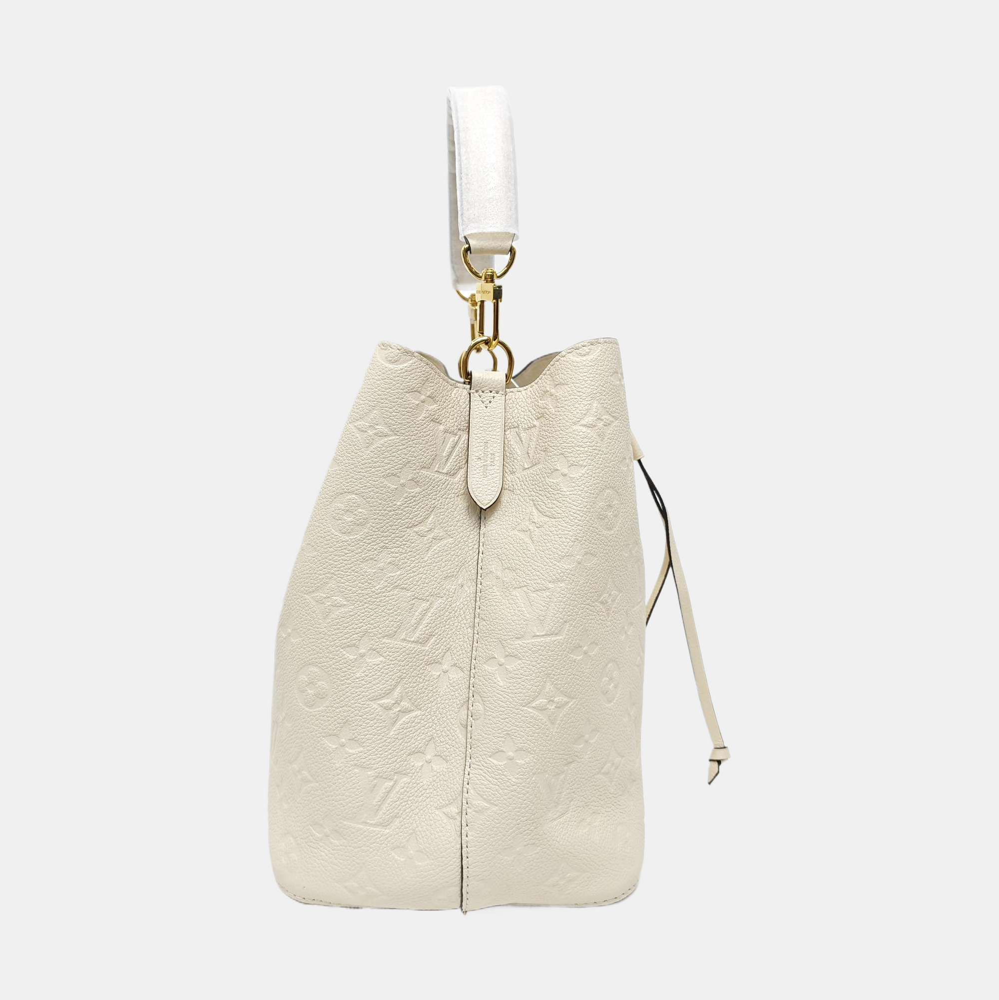 NÉONOÉ MM Monogram Calfskin White