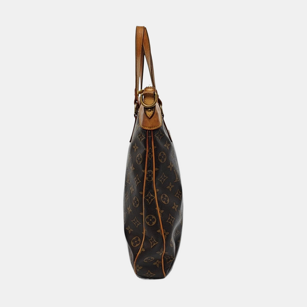 ODEON Monogram Coated Canvas Brown