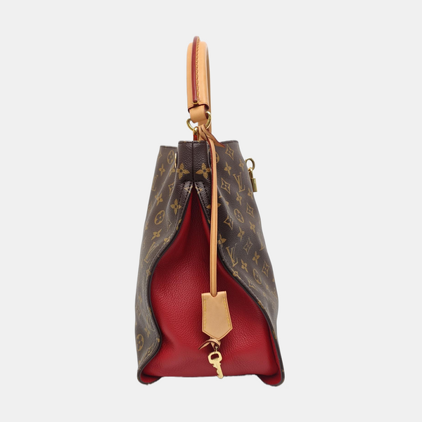 GAIA Monogram Coated Canvas Brown