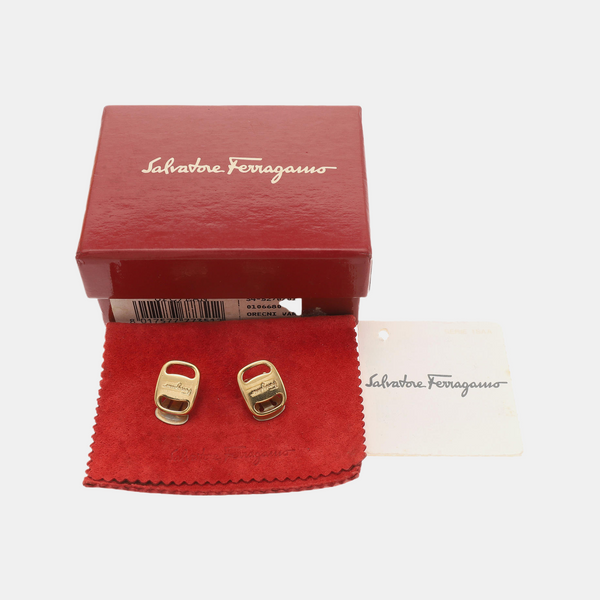 Metal Gold Clip On Earrings