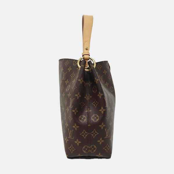 GRACEFUL TPM Monogram Coated Canvas Brown