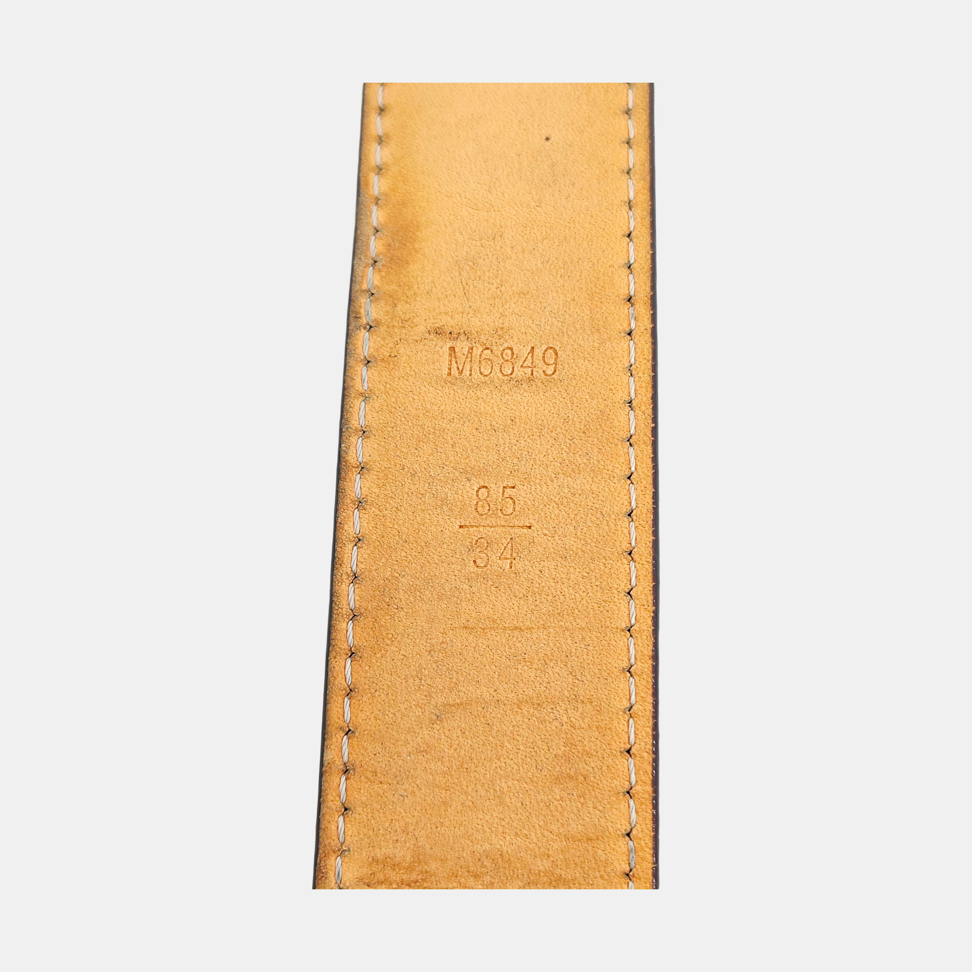Leather Belt Red