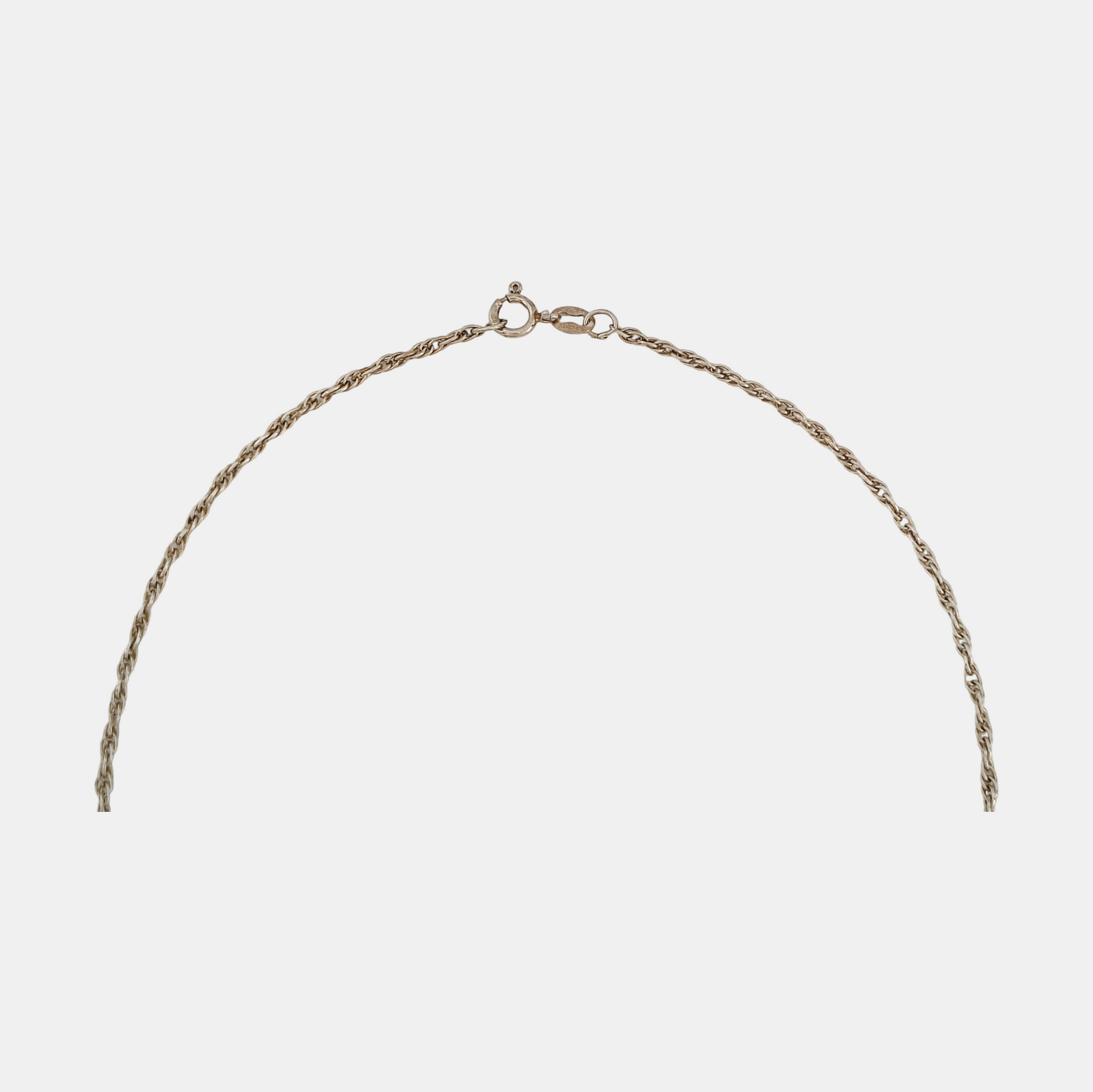18k Gold Silver Necklace
