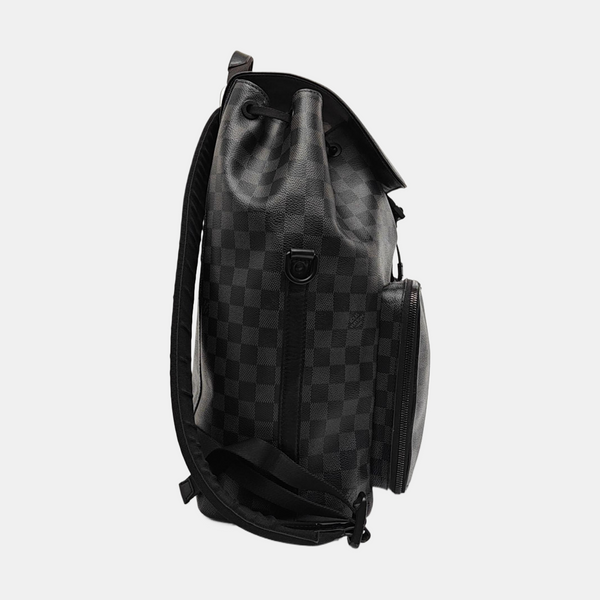 UTILITY Damier Graphite Coated Canvas Gray