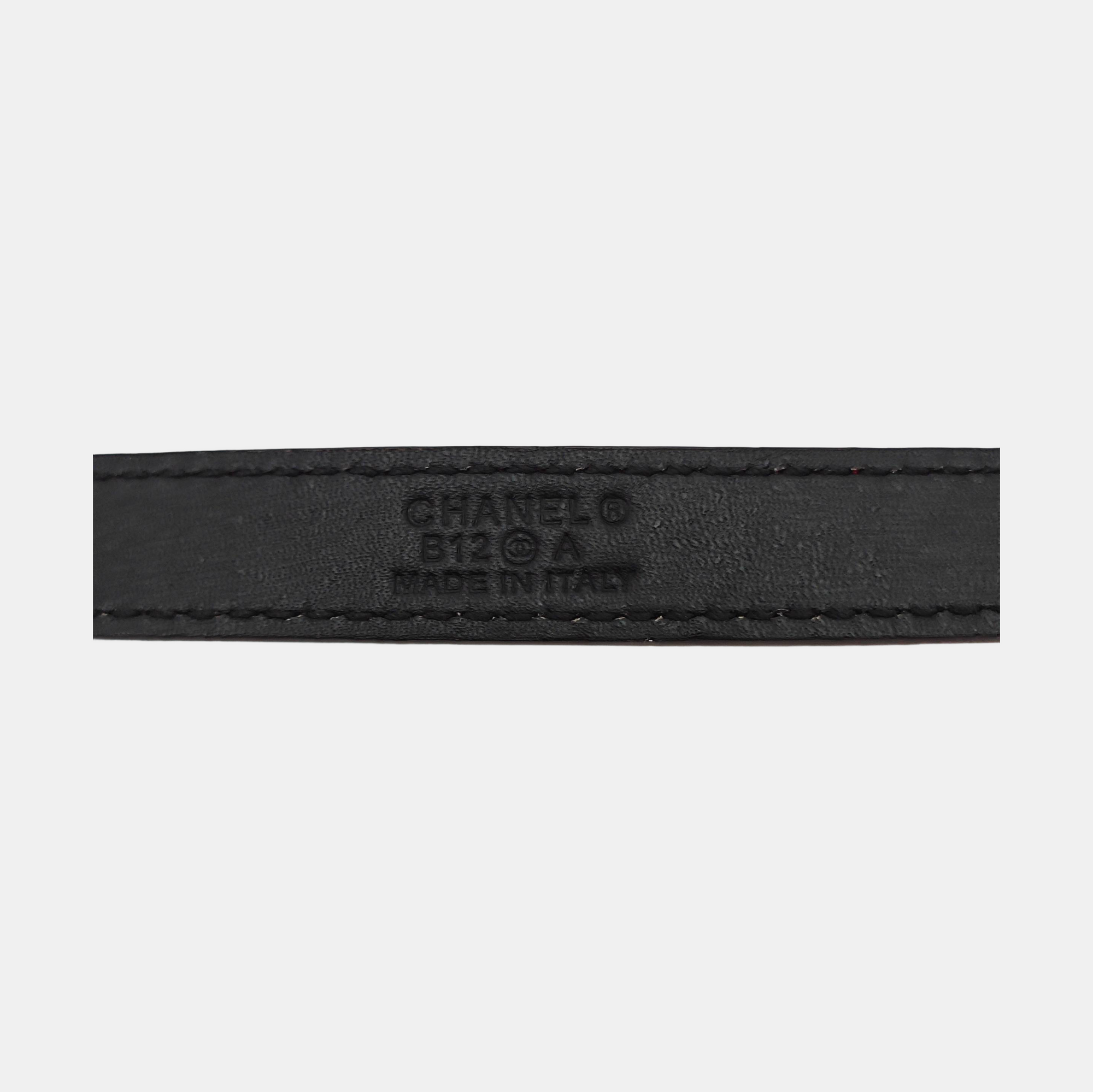 Leather Belt Red