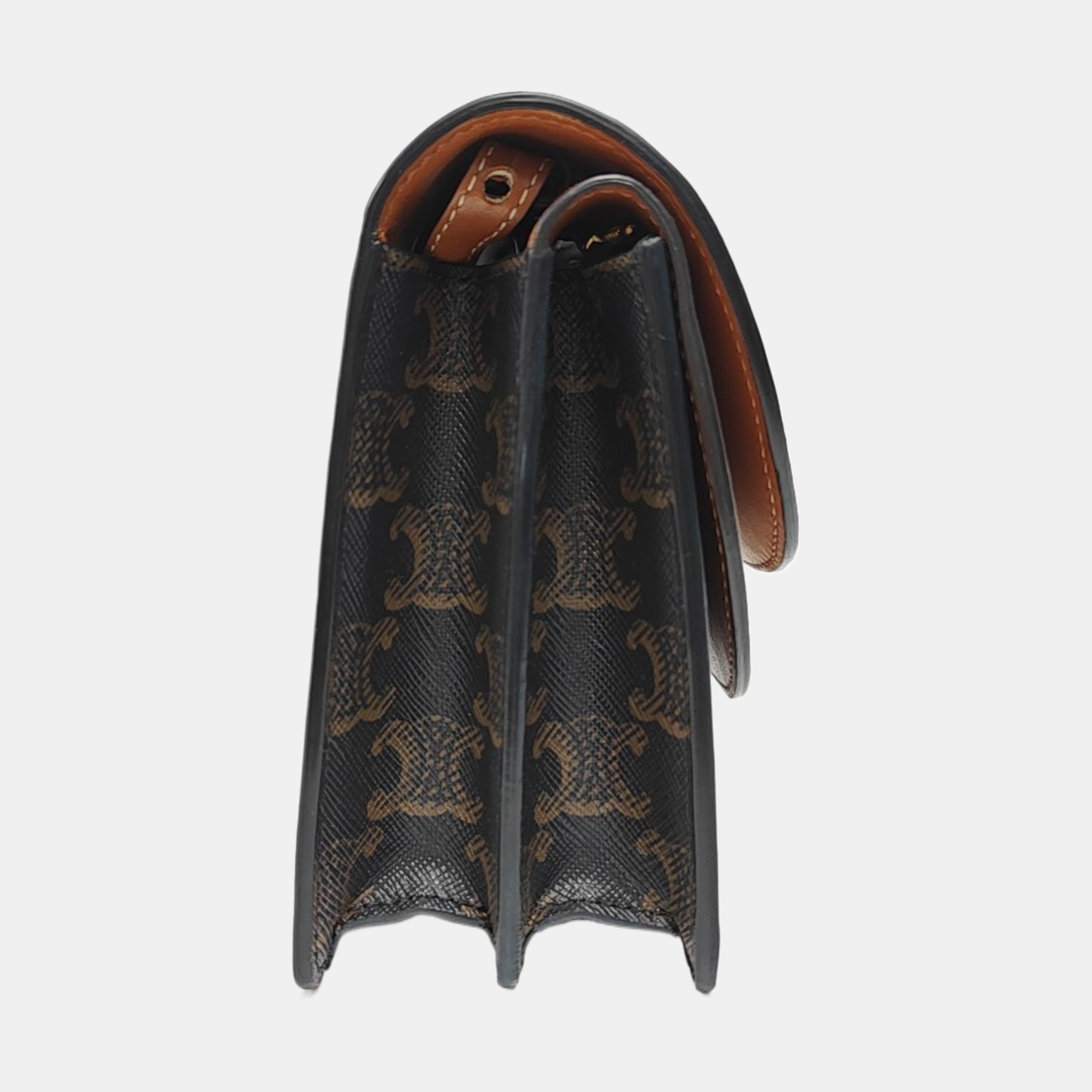TRIOMPHE CANVAS Small Coated Canvas Brown