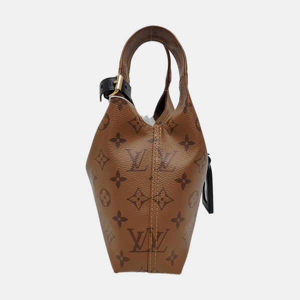 ATLANTIS PM Monogram Coated Canvas Brown