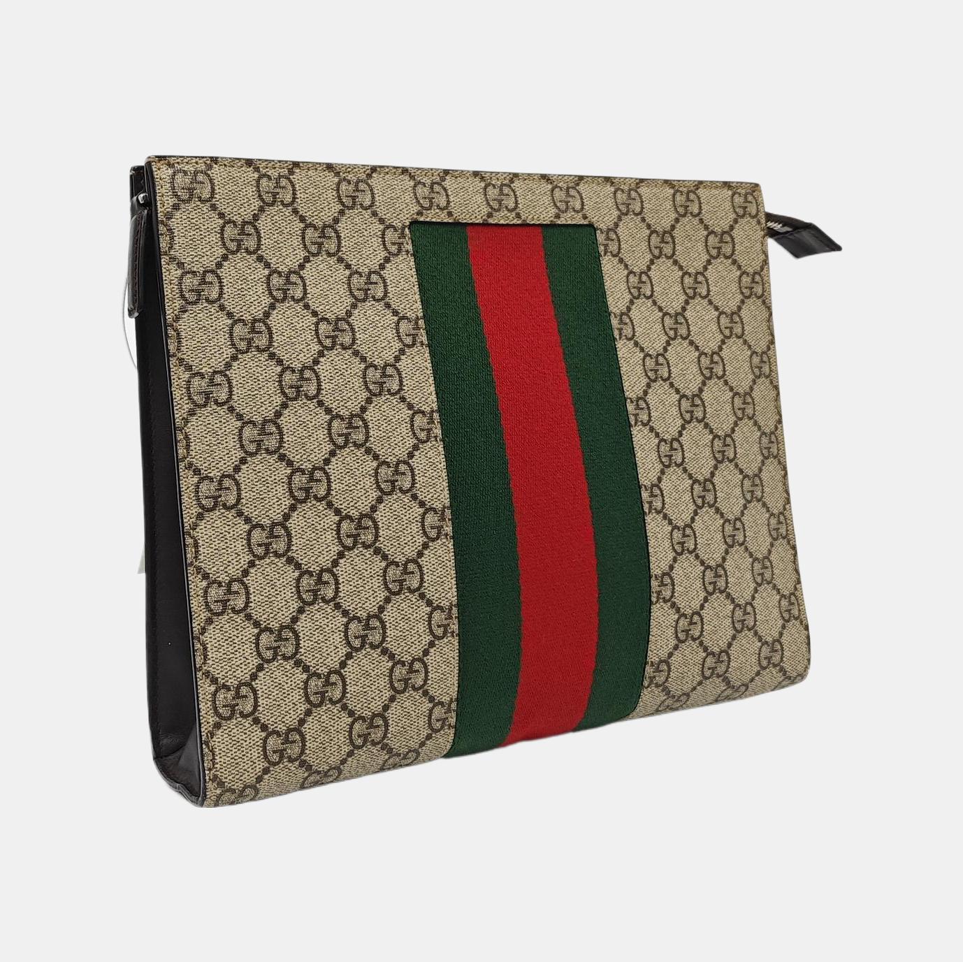 GG Supreme Monogram Coated Canvas Black