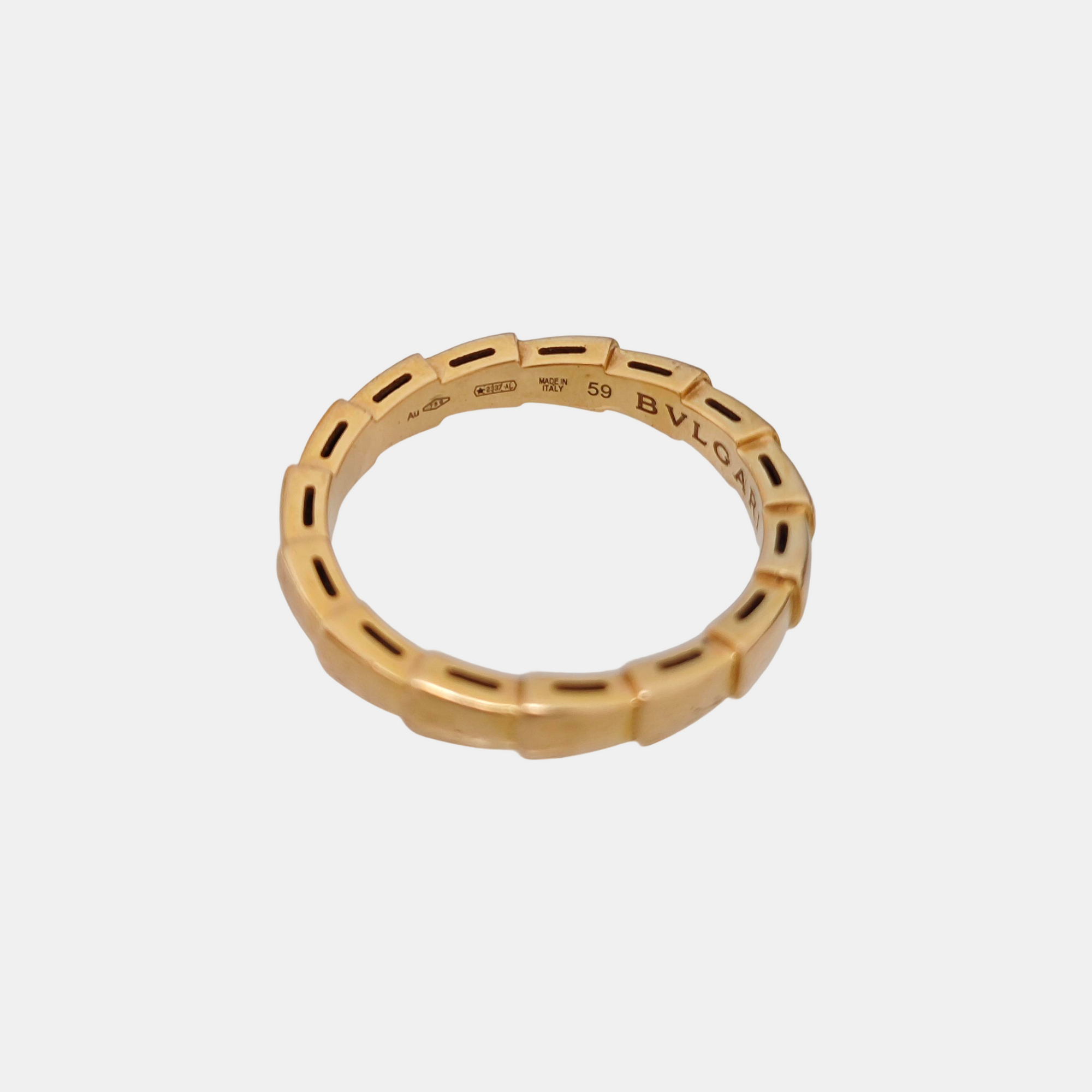 SERPENTI 18k Rose Gold Ring EU 59