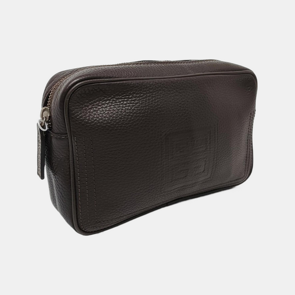 Leather Clutch Brown