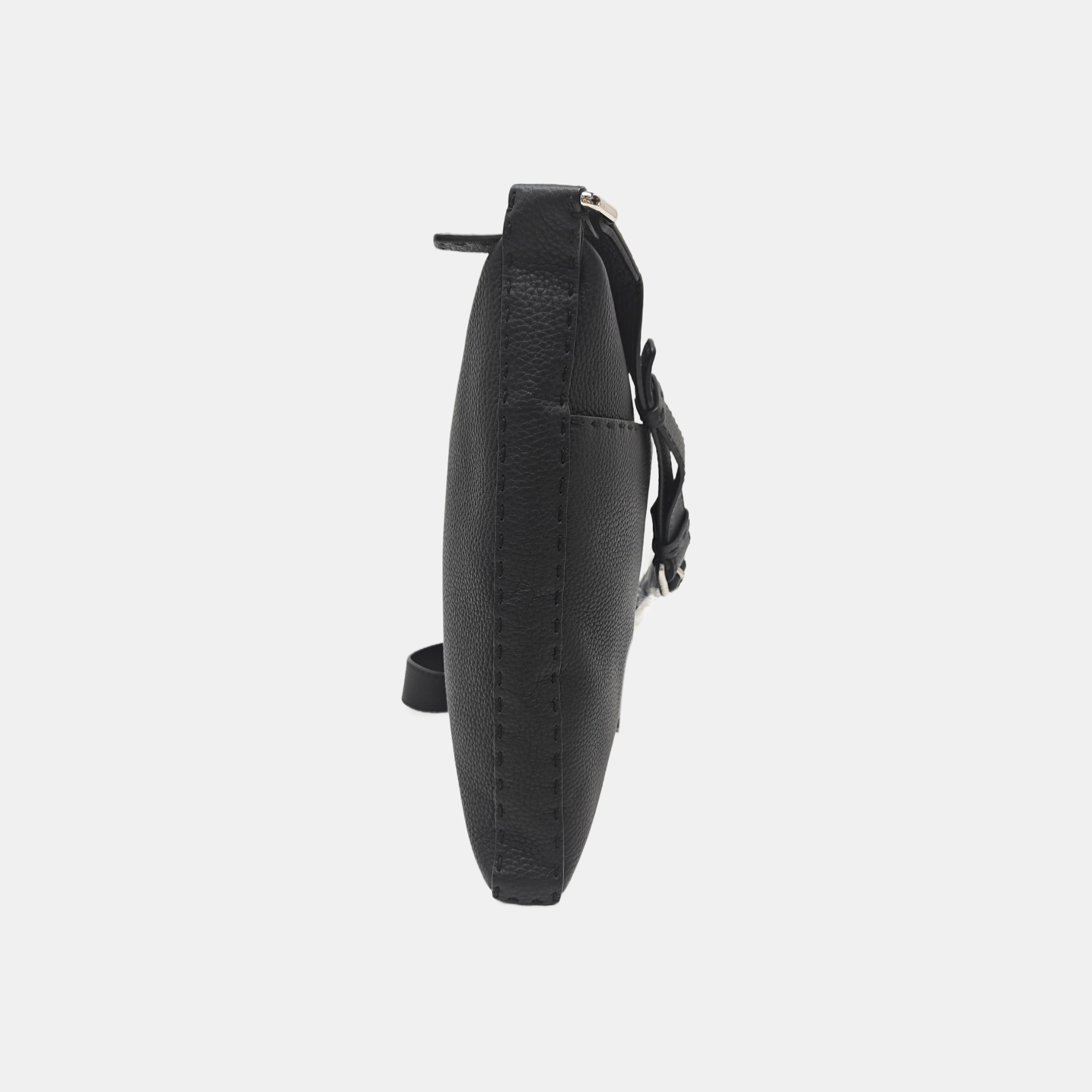 Calfskin Shoulder Bag Black