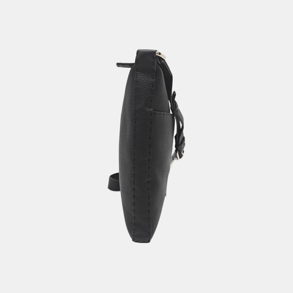 Calfskin Shoulder Bag Black