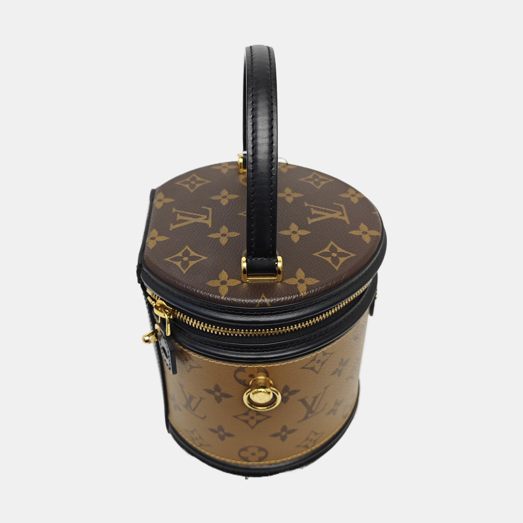 CANNES PM Monogram Coated Canvas Brown