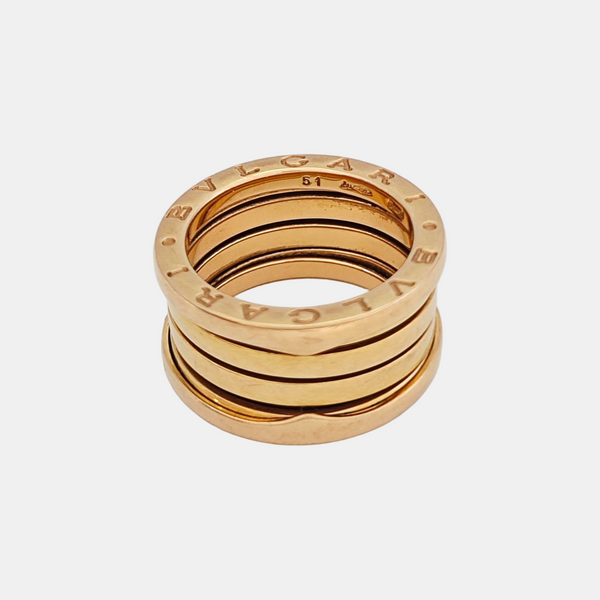 B.ZERO1 18k Rose Gold Ring EU 51