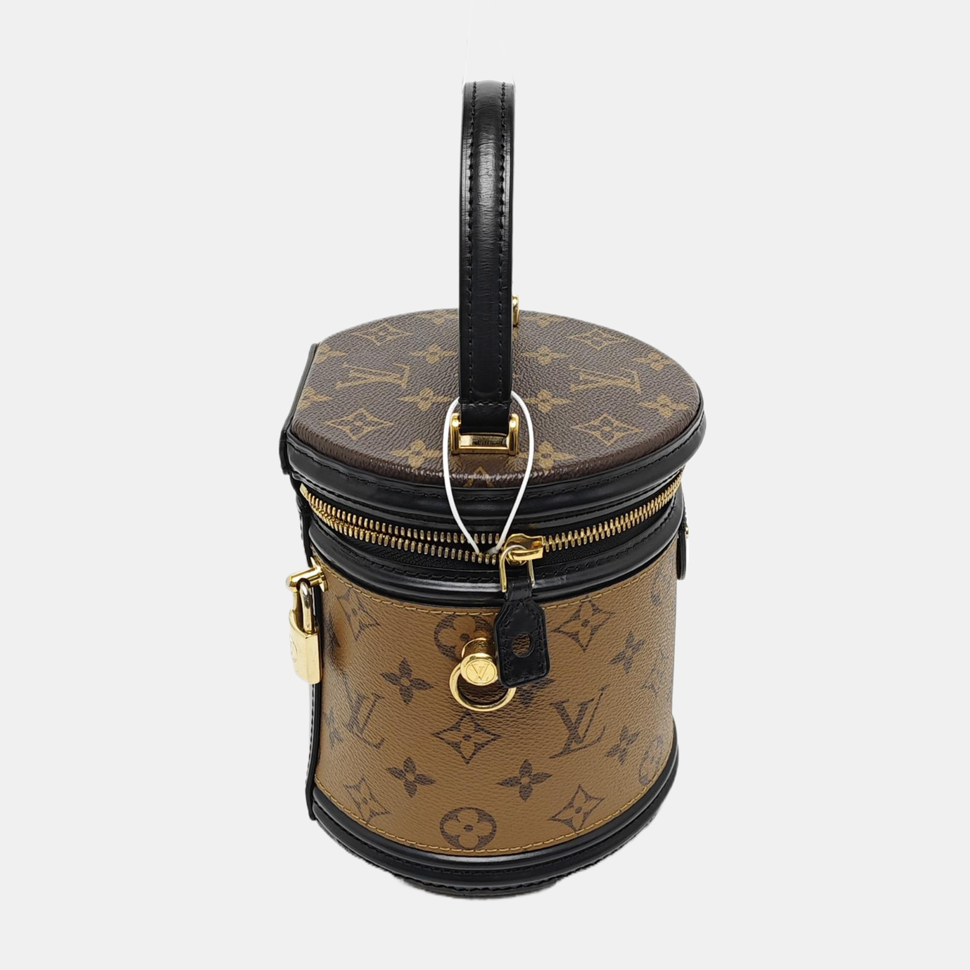 CANNES PM Monogram Coated Canvas Brown