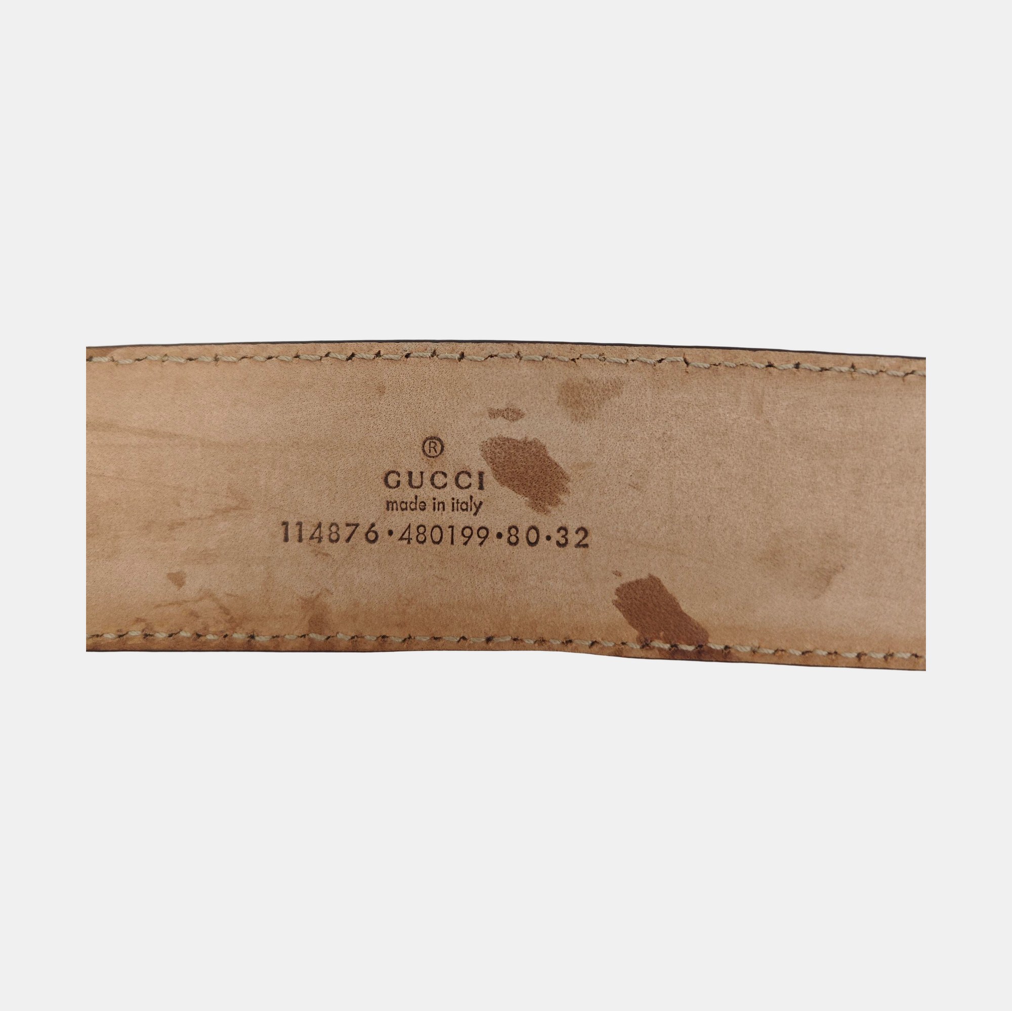 Leather Belt Silver