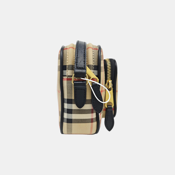 Fabric Shoulder Bag Brown