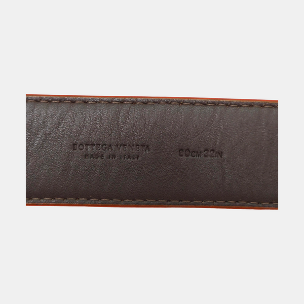 Leather Belt Orange