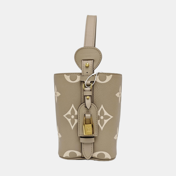 ALL IN BB Monogram Calfskin Gray