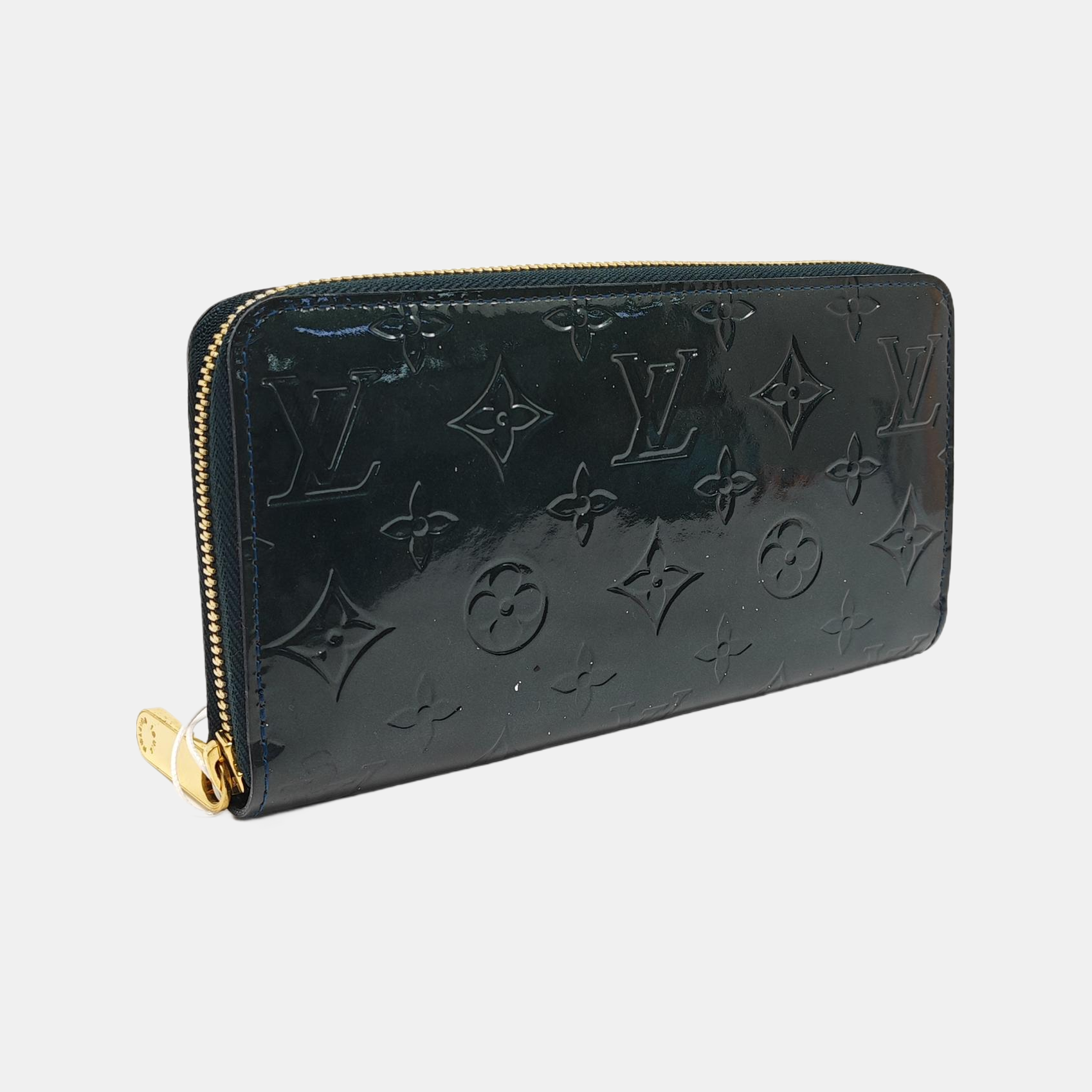 ZIPPY Patent Leather Green Wallet