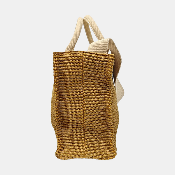 Straw Tote Bag Brown