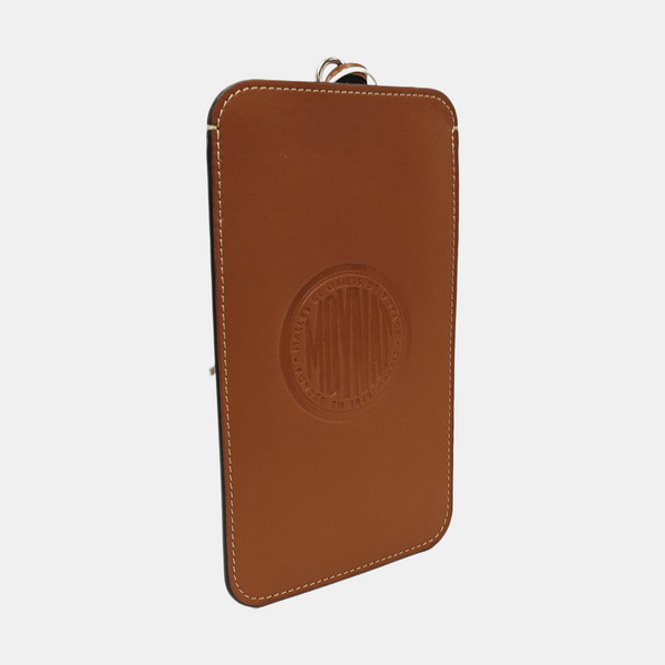 Calfskin Shoulder Bag Brown