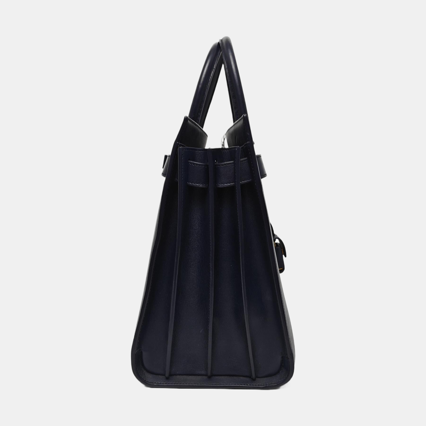 SAC DE JOUR Small Calfskin Blue