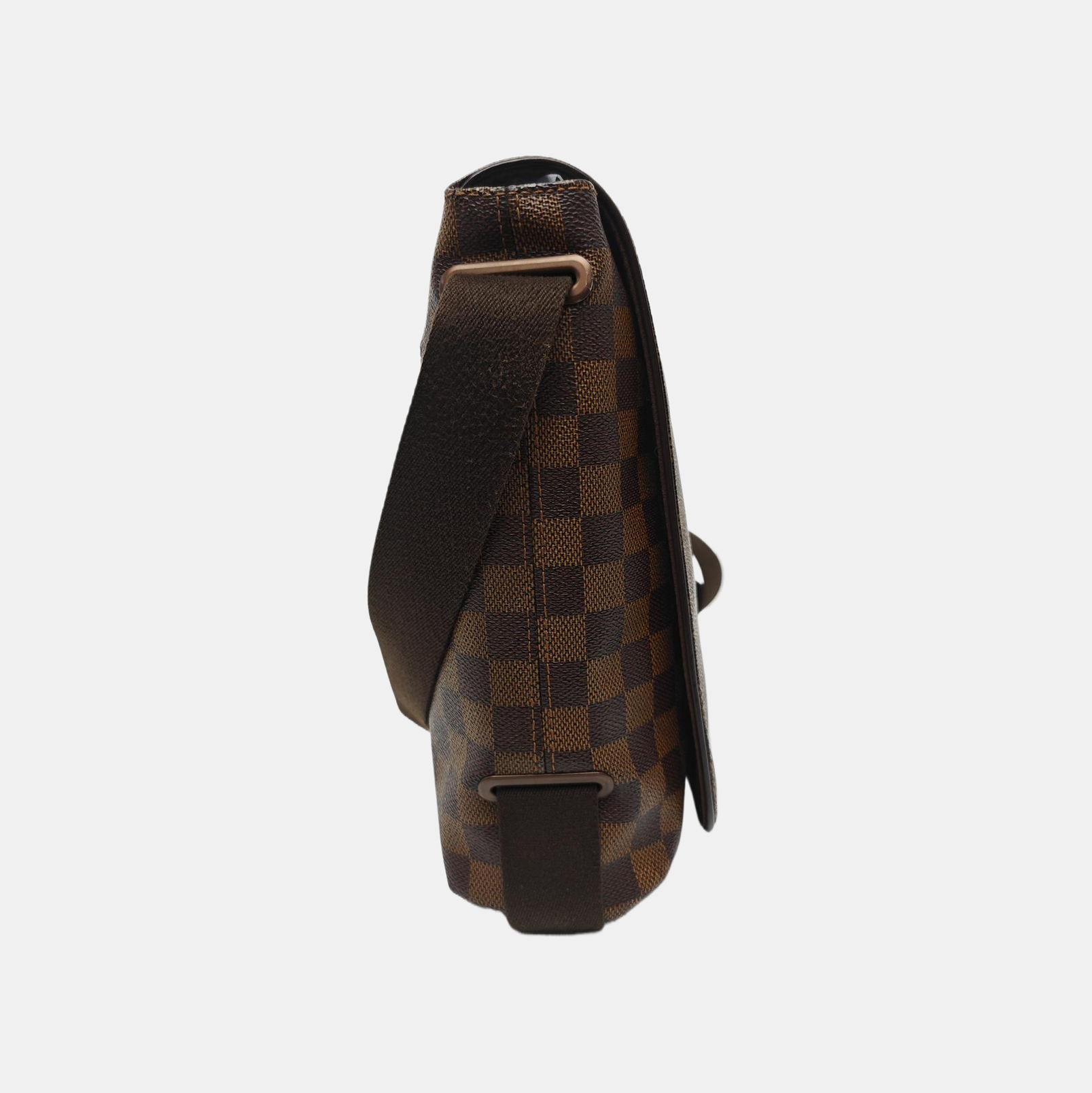 BROOKLYN Damier Ebene Coated Canvas Brown