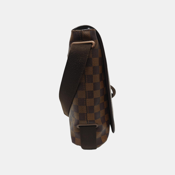 BROOKLYN Damier Ebene Coated Canvas Brown