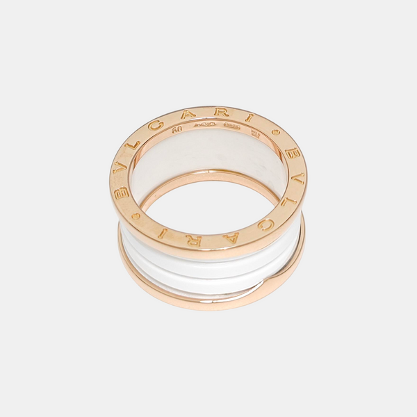 B.ZERO1 18k Rose Gold Ring EU 60