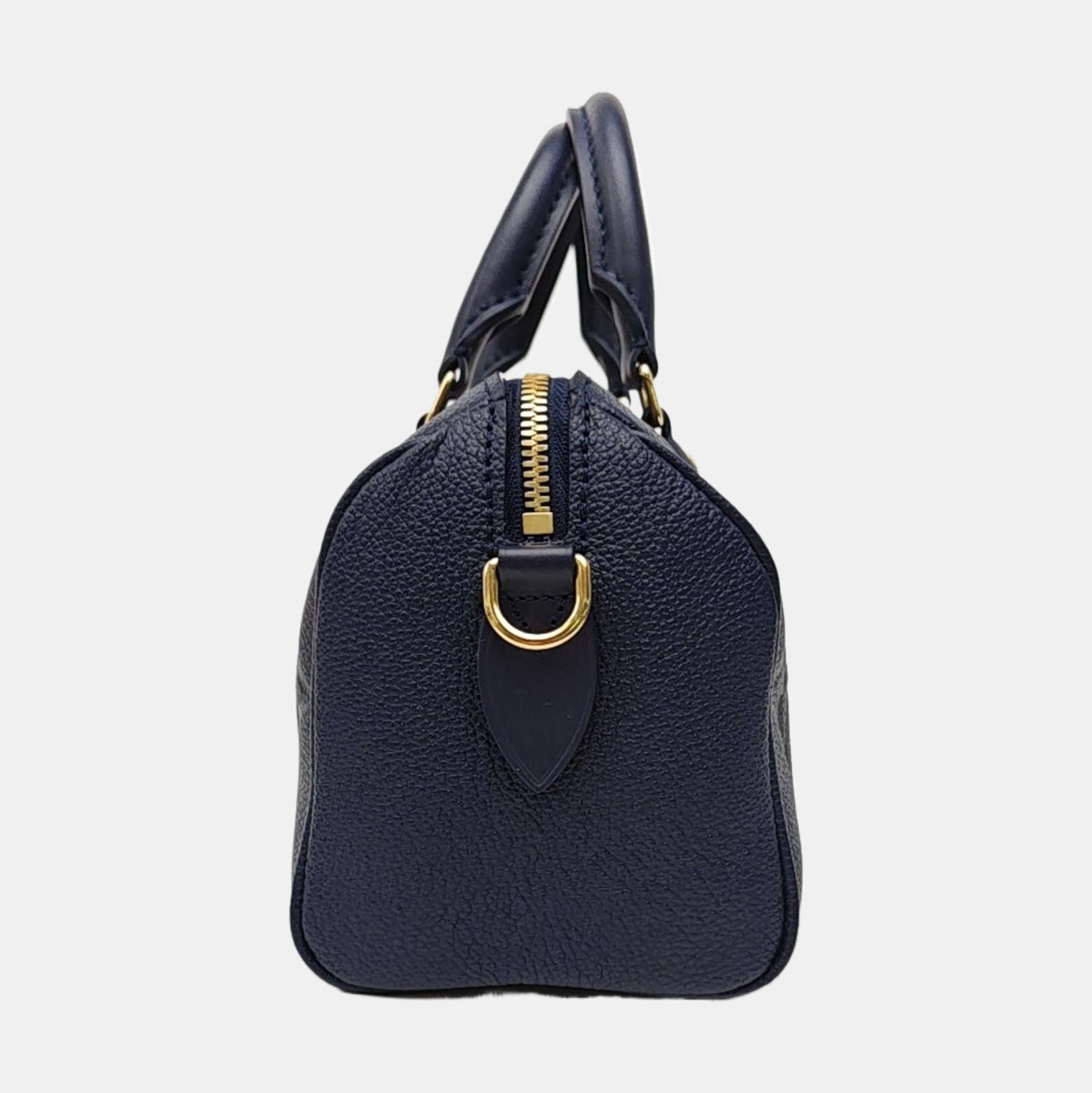 SPEEDY 20 Monogram Calfskin Blue