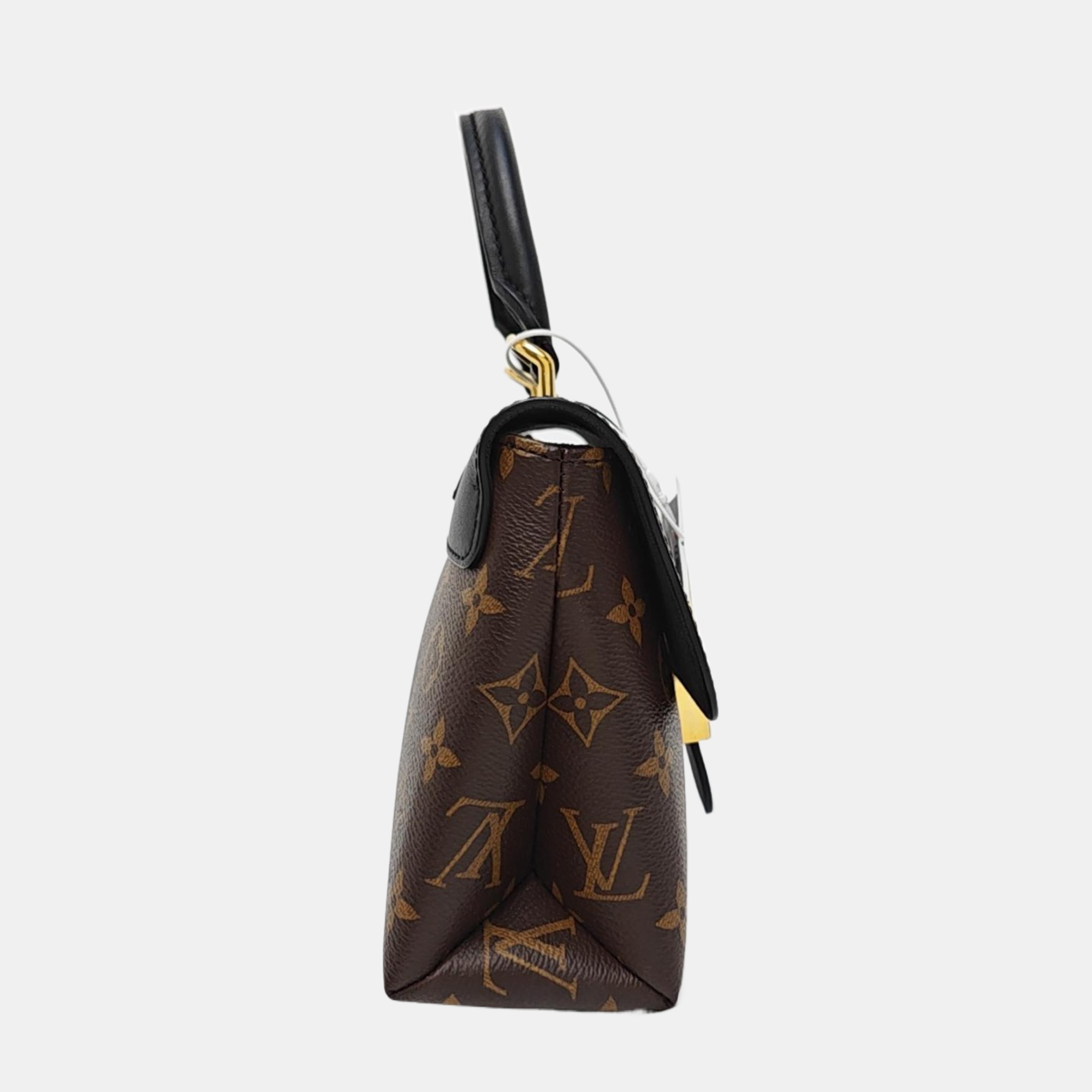LOCKY BB Monogram Coated Canvas Brown
