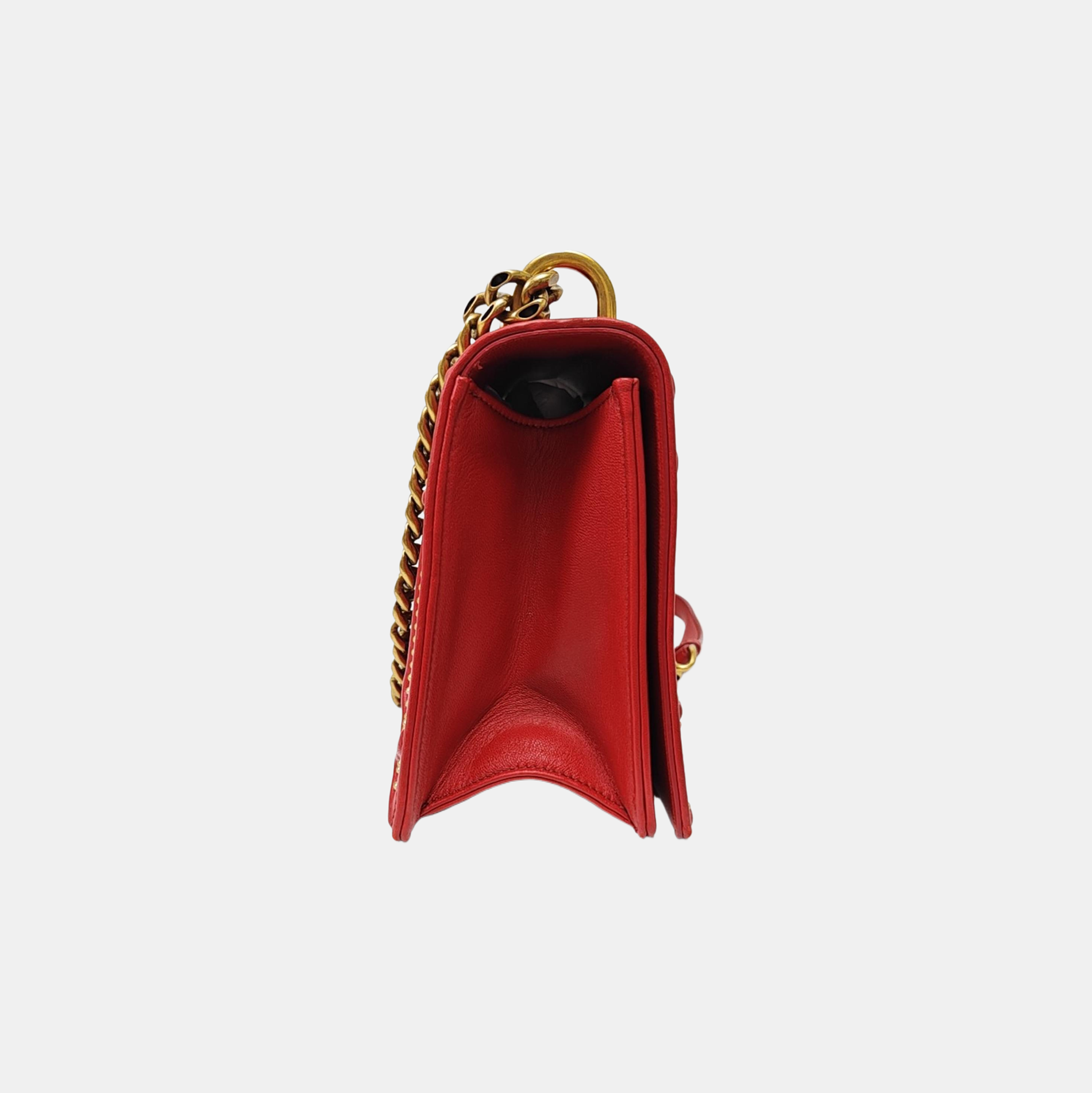 Authenticated pre-owned  Diorama Medium Lambskin Red - Shoulder Bag at Looply