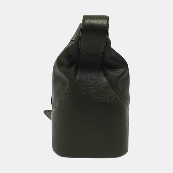 Large Calfskin Green