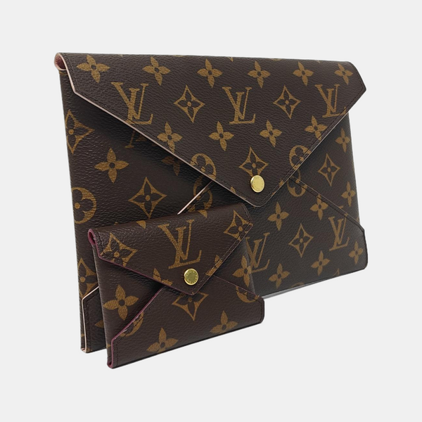 KIRIGAMI Monogram Coated Canvas Brown