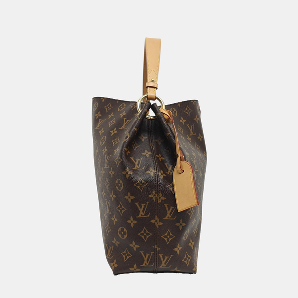 GRACEFUL TPM Monogram Coated Canvas Brown