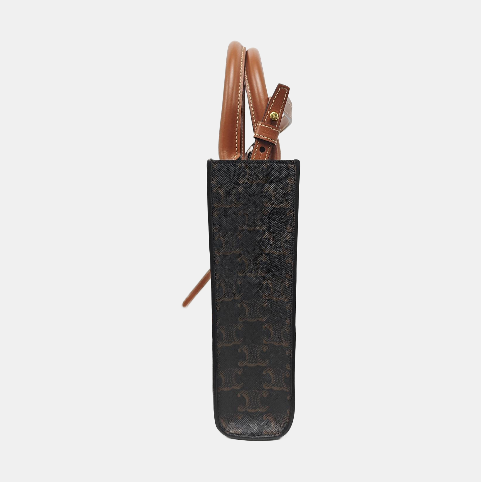 CABAS CELINE Mini Coated Canvas Brown