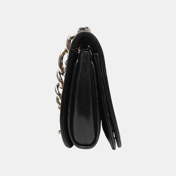 Calfskin Shoulder Bag Black