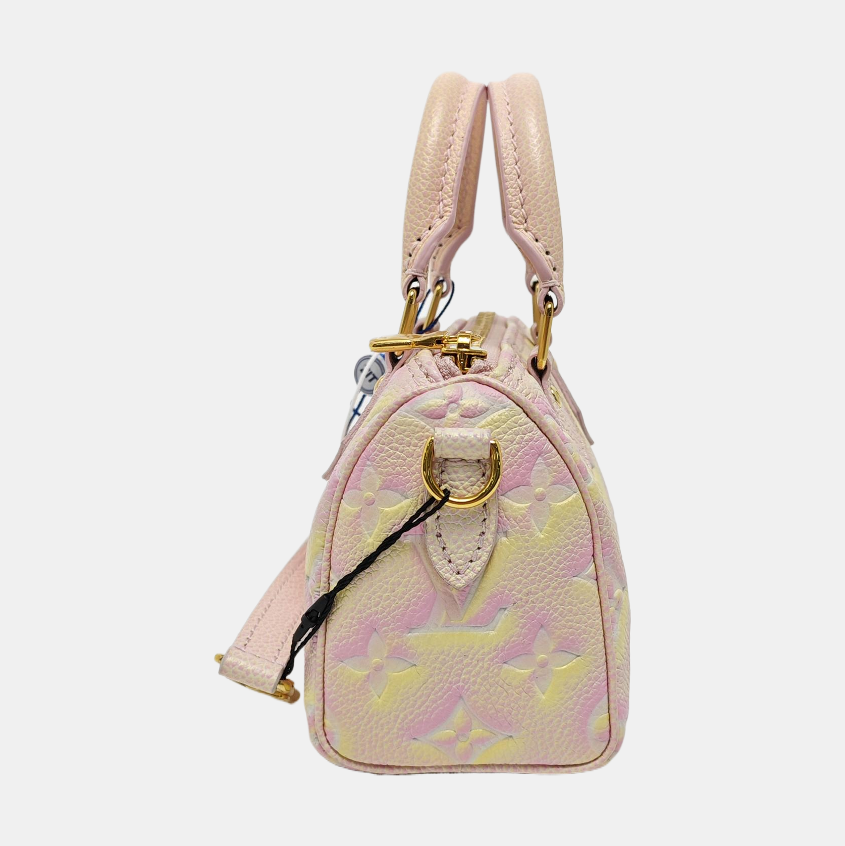 SPEEDY Nano Monogram Calfskin Pink