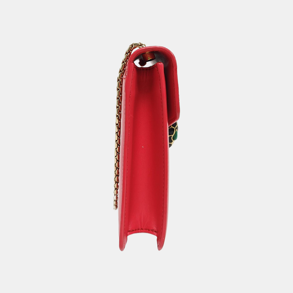 SERPENTI FOREVER Small Stingray Leather Pink