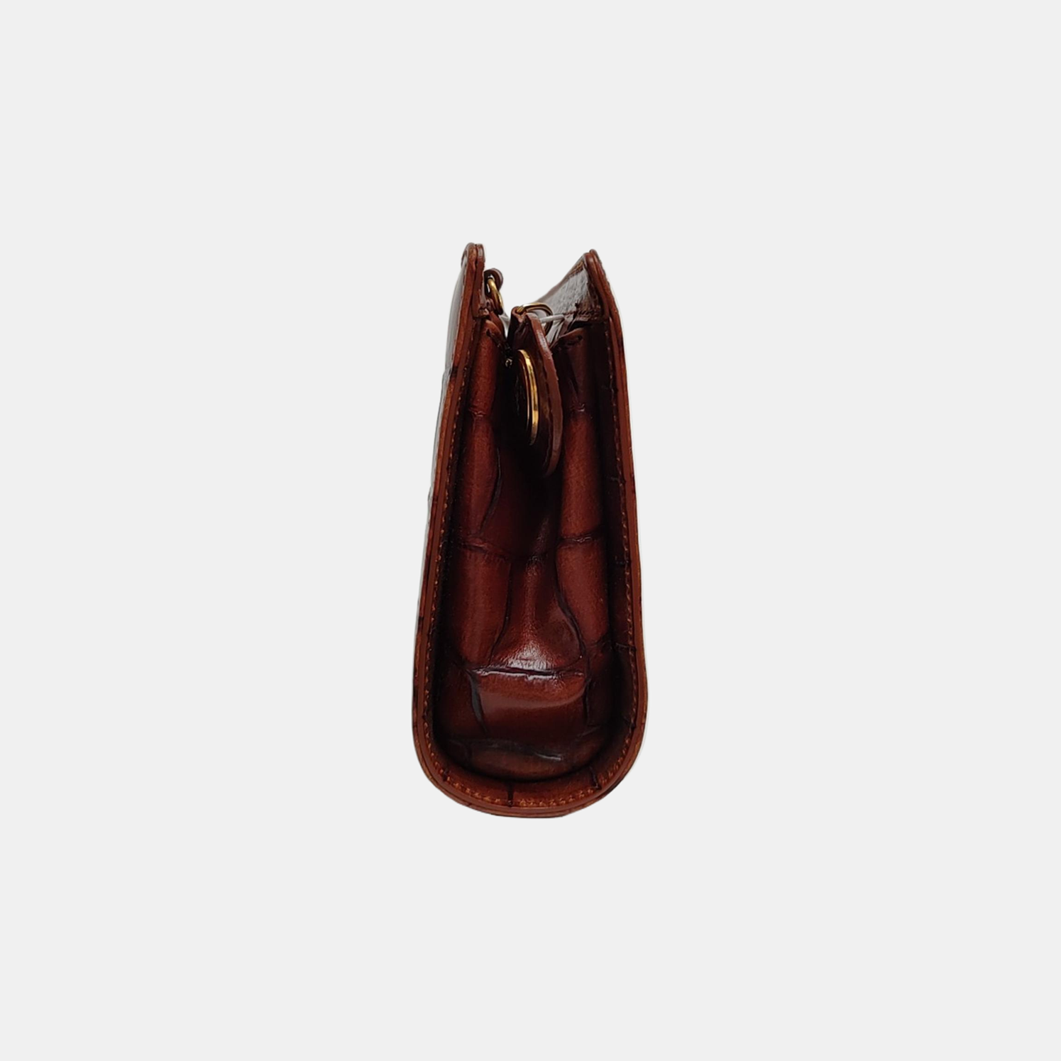 Calfskin Shoulder Bag Brown